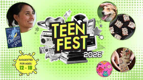 Graphic promoting TeenFest 2026 in October featuring LeUyen Pham, OC Animal Allies, and activities.